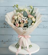 Букет цветов из:  Розы и Лизиантусы в Кабаново