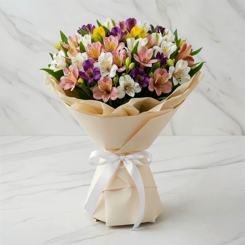 Букет цветов из: Альстромерии в Кабаново