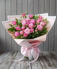 Букет Розовый кустик #REPLACE_PRED# Кабаново