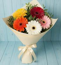 Букет цветов из:  Герберы в Кабаново