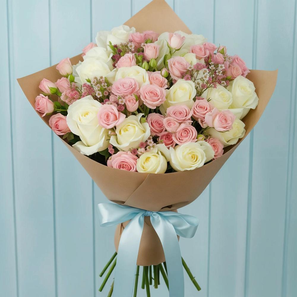Букет цветов из: Розы в Кабаново