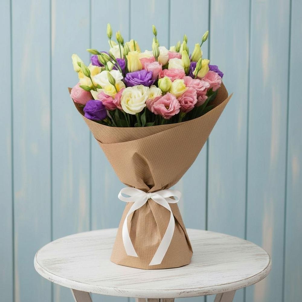 Букет цветов из: Лизиантусы в Кабаново