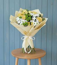 Букет цветов из:  Хризантемы и Розы в Кабаново