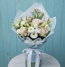Букет цветов из:  Розы и Лизиантусы в Кабаново