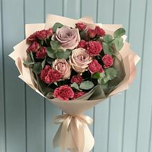 Букет цветов из:  Гвоздики и Розы #REPLACE_PRED# Кабаново