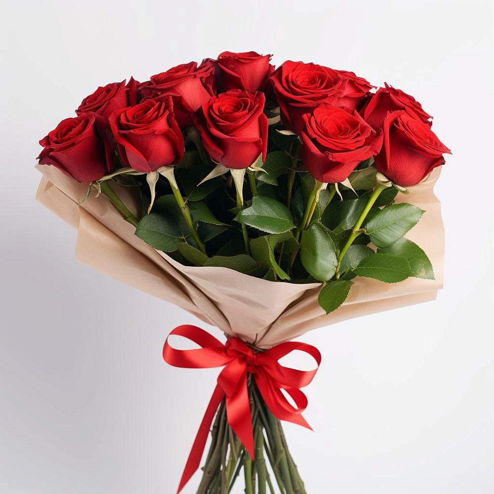 Букет 11 Красных роз Эдлесс Лав в Кабаново