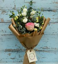Букет цветов из:  Розы и Лизиантусы #REPLACE_PRED# Кабаново