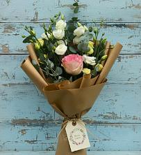 Букет цветов из:  Розы и Лизиантусы в Кабаново