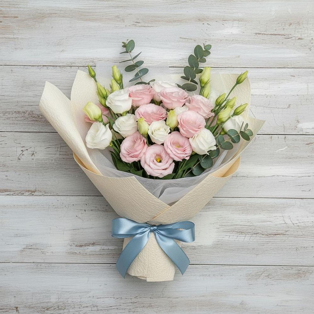 Букет цветов из: Лизиантусы в Кабаново